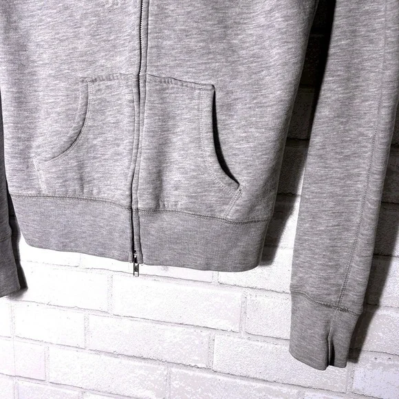 Vtg Hollister Y2K Womens Zip Hoodie Floral Medium Logo Surf‎ Skater Streetwear - Picture 6 of 9